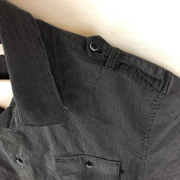 CALVIN KLEIN Mens High Fashion SS Button Down -XL - Picture 4 of 6